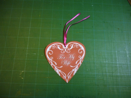 Red Valentine for My Wife 3D Gatefold Heart Mini Kit by Theresa Evans
