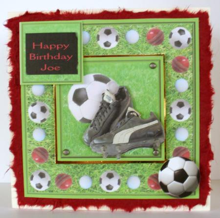 Football Card & Toppers by Therese Eke