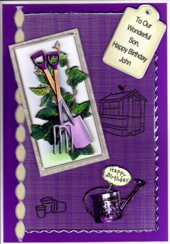 In the Garden Kit Heather with Step by Step Decoupage by Therese Eke