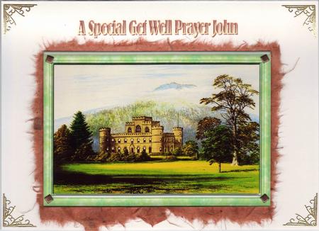 Inverary Castle Argyllshire Scotland in 1875 by Therese Eke