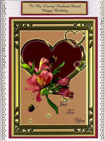 A4 "heart, Flowers & Butterflies" by Therese Eke