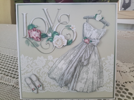 Neutral and Large Lace Border by tina bing