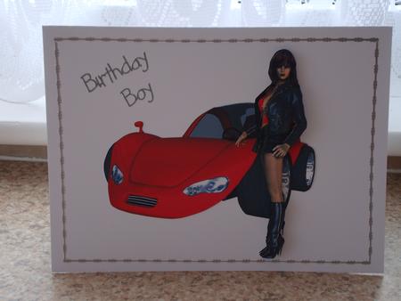 Racing Car & Motorbike Decoupage by tina bing