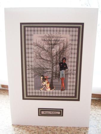 A Man and His Dog by tina bing