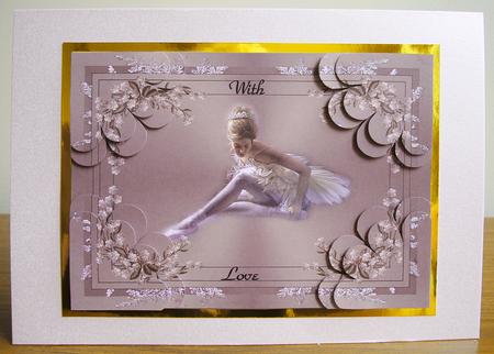 Lone Ballerina Quadro Petal Corner Stacker by tina bing