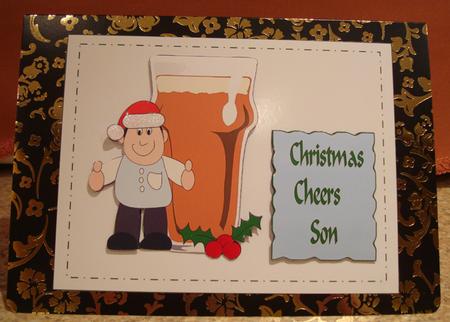 Christmas Cheers Son by tina bing