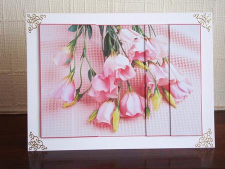 Gorgeous Pink Flowers Side Stacker by tina bing