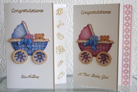 Step by Step Prams - Use with My Baby Wobble Cards by tina bing