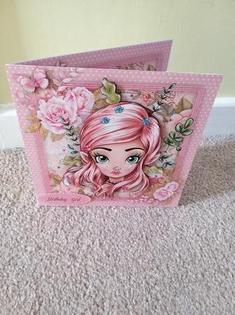 8x8 Mini Kit , Beautiful Green Eyed Girl  by Tina Fair