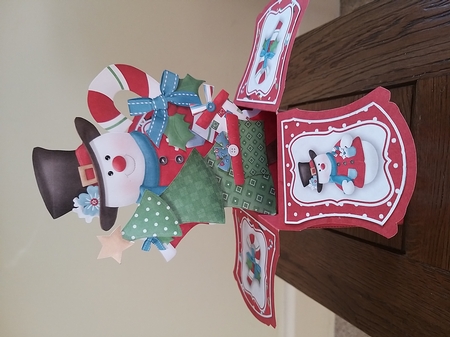HoHoHo Large Pop Up Box #2 by Tina Fair