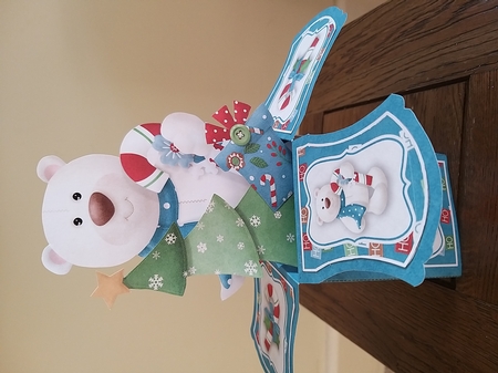 HoHoHo Large Pop Up Box #3 by Tina Fair