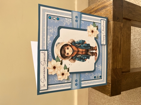 Little Winter Boys 8x8 Quick Card Bumper Kit by Tina Fair