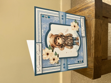 Little Winter Boys 8x8 Quick Card Bumper Kit by Tina Fair