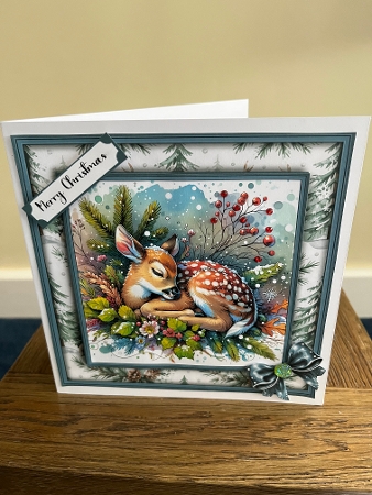 Winter Sleeping Faun - Mini Kit 6x6 by Tina Fair