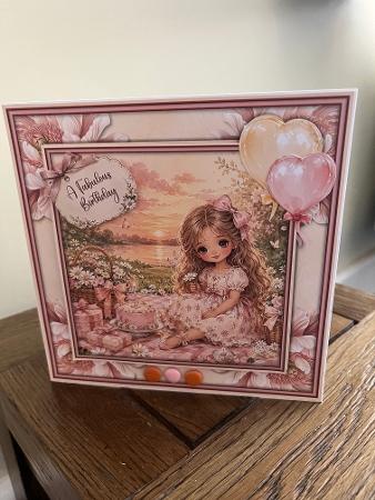 Birthday Girl 4 - Mini Kit 6x6 by Tina Fair