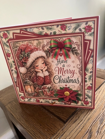 Christmas Girl  - Mini Kit 6x6 by Tina Fair