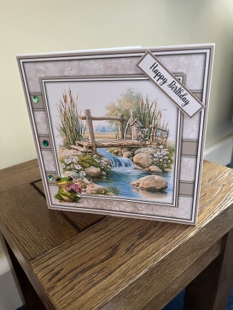 Bridge over Water - Mini Kit 6x6 by Tina Fair