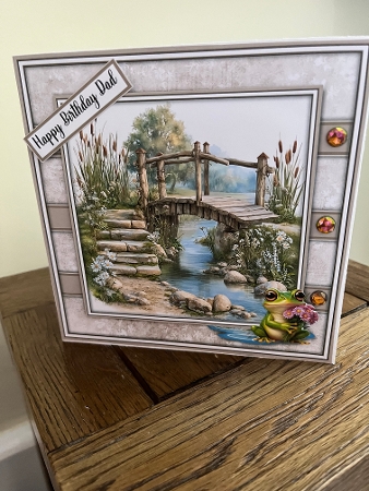 Bridge over Water - Mini Kit 6x6 by Tina Fair