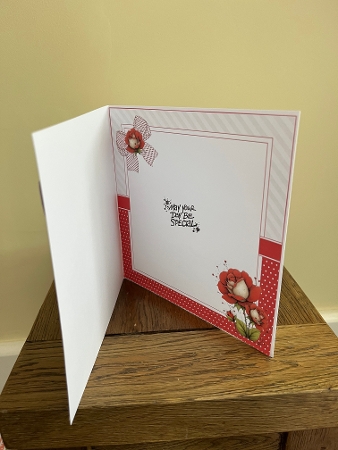 7x7 Cute young lady birthday wishes choice of four mini kit by Tina Fair