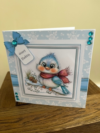 Whimsical Winter Birds by Tina Fair