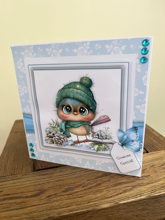 Whimsical Winter Birds by Tina Fair