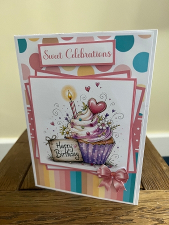 Birthday Cupcakes #4 Mini Kit 5x7 (3) by Tina Fair