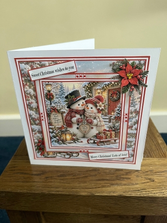 Minikit Loving Snowcouple by Tina Fair
