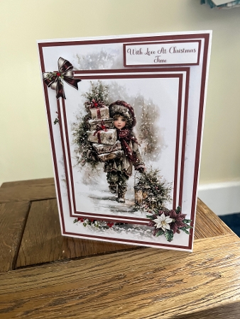 Christmas Snow #2 Mini Kit 5x7 (4) by Tina Fair