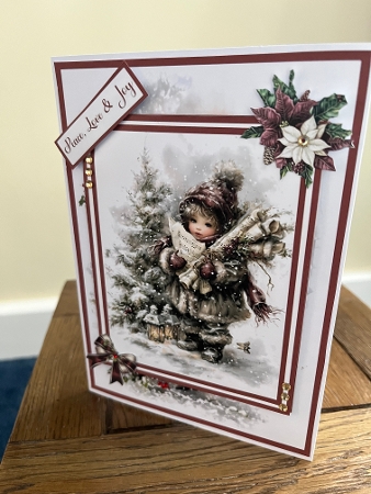 Christmas Snow #2 Mini Kit 5x7 (4) by Tina Fair