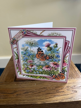 Flower Butterfly 3 - Mini Kit 6x6 by Tina Fair