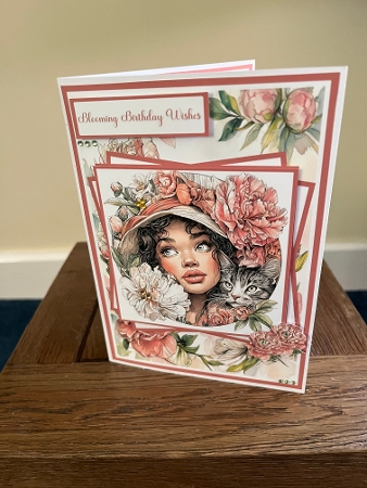 Pretty Peony Girl Mini Kit 5x7 (3) by Tina Fair