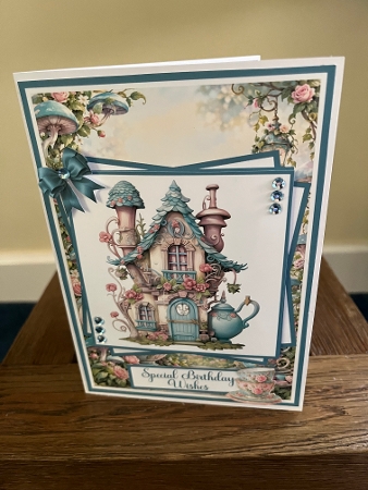 Teapot House #2 Mini Kit 5x7 (3) by Tina Fair