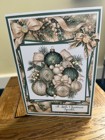 Festive Baubles #2 Mini Kit 5x7 (3) by Tina Fair