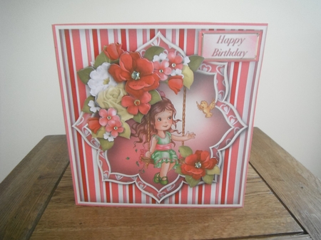 Lazy Afternoon - Stacked Petal Layer Card Mini Kit by Tina Fair