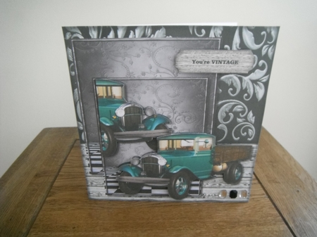 Male card VintageTruck by Tina Fair