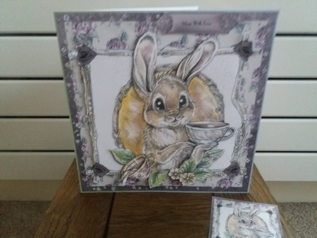 The Tea Party Card Front Kit by Tina Fair