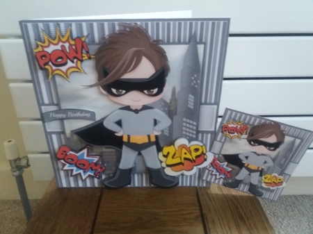 Zap-Powe- Little Hero Batman by Tina Fair