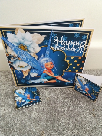 A Beautiful Blue Christmas 4 by Tina Fair