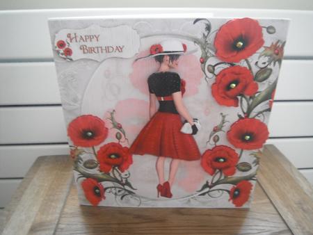 Poppy at Ladies Day Mini Kit by Tina Fair