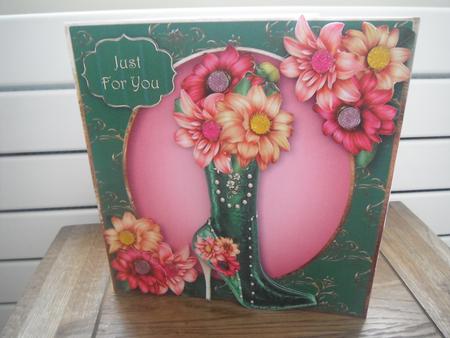 Fabulous Boot & Dahlia Blooms by Tina Fair