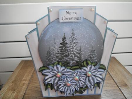 Silent Night Art Deco Topper Mini Kit by Tina Fair