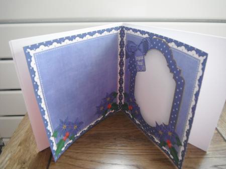 Dblue Choirboys Joyeux Noel to Fit 6in Folded Insert by Tina Fair