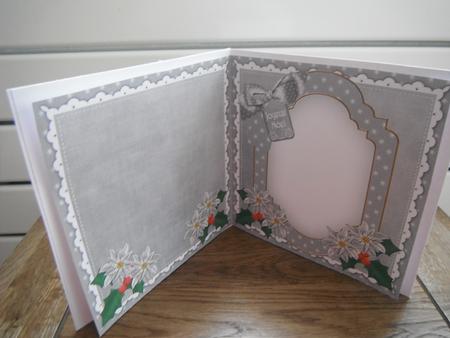 Snow Tree Joyeux Noel to Fit 6in Folded Insert by Tina Fair