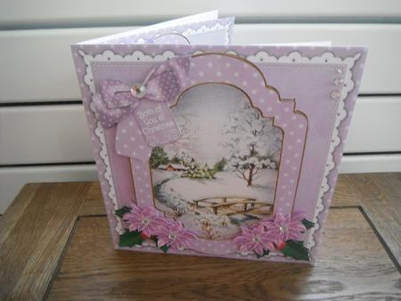 Lilac Snowscene Both of You 6in Christmas Step by Step by Tina Fair