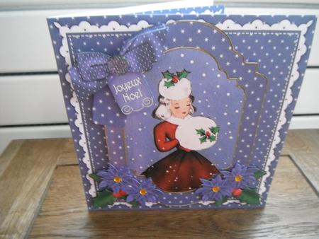 Winter Lady Joyeux Noel 6in Christmas Step by Step by Tina Fair