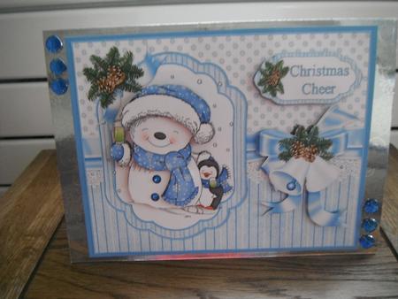 Snowman Cheers by Tina Fair