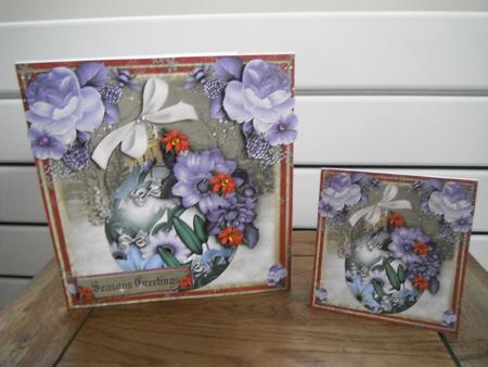 A Floral Christmas No 2 Mini Kit by Tina Fair