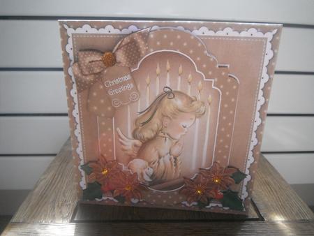 Pray Angel Christmas Greetings 6in Christmas Step by Step by Tina Fair