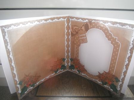 Pray Angel Christmas Greetings to Fit 6in Folded Insert by Tina Fair