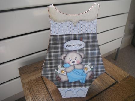 Onesie New Baby Boy 3 by Tina Fair